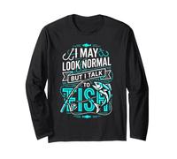 I May Look Normal But I Talk to Fish Aquarium Long Sleeve T-Shirt