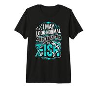I May Look Normal But I Talk to Fish Aquarium Premium T-Shirt