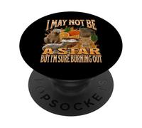 I May Not Be A Star Funny Capybara Meme Bootleg Y2K Graphic PopSockets Adhesive PopGrip