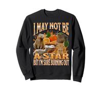 I May Not Be A Star Funny Capybara Meme Bootleg Y2K Graphic Sweatshirt
