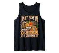 I May Not Be A Star Funny Capybara Meme Bootleg Y2K Graphic Tank Top