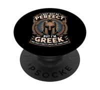 I May Not Be Perfect But I’m Greek PopSockets Adhesive PopGrip