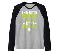 I May Not Be Perfect But My Golf Game is! Golf Mom Raglan Baseball Tee