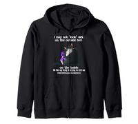 I May Not Look Sick On The Outside Fibromyalgia Awareness Zip Hoodie