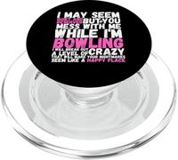 I May Seem Quiet And Reserved But If You Mess With Me Funny PopSockets PopGrip for MagSafe