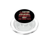 I May Spontaneously Start Talking About True Crime Facts PopSockets PopGrip for MagSafe