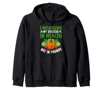 I Measure My Success In Health Not In Pounds Zip Hoodie