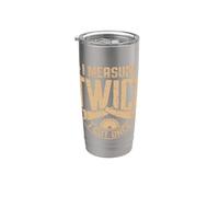 I Measure Twice I Cut Once Woodworker Design Stainless Steel Insulated Tumbler