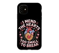 I Mend the Hearts Too Small to Break Pediatric Cardiac Case for iPhone 11