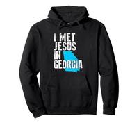 I Met Jesus In Georgia - Novelty Christian Pullover Hoodie