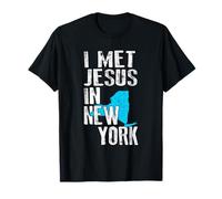 I Met Jesus in New York - Novelty Christian T-Shirt