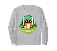 I Might Be Lost But at Least I Have Snacks Cute Raccoon Long Sleeve T-Shirt
