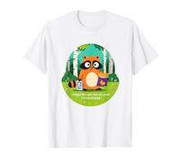 I Might Be Lost But at Least I Have Snacks Cute Raccoon T-Shirt