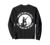 I Might Be Out Of Spells But Not Shells Tshirt Wizard Gun Sweatshirt