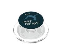 I Might Flip Out! Urban Salto BackFlip Parkour Freerunner PopSockets PopGrip for MagSafe