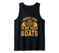 I Might Look Like I'm Listening But Boats Tank Top