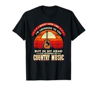 I Might Look Like I'm Listening To You Country Music Songs T-Shirt