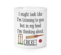 I Might Look Like I'm Listening To You Cricket Makeup Brush Pencil Pot