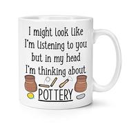 I Might Look Like I'm Listening to You Pottery 10oz Mug Cup
