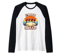 I Miss Bread Kosher for Passover No Chametz Matzah Jewish Raglan Baseball Tee