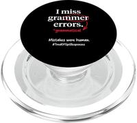 I Miss Grammatical Errors Funny AI Office Humor PopSockets PopGrip for MagSafe