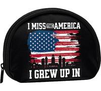 I Miss The America I Grew Up in Women and Girls Cute Fashion Coin Purse Wallet Bag Change Pouch Key Holder