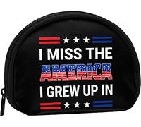 I Miss The America I Grew Up in Women and Girls Cute Fashion Coin Purse Wallet Bag Change Pouch Key Holder