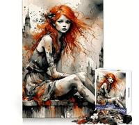 I Miss Your Ginger Hair Teenager Jigsaw Puzzles 1000 Pieces Creative Fun Clear Color Fun Challenge Birthday Gift (50x75cm)