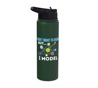 I-Model - Data Science, Statistics, Data Analysis, Data Modeling Stainless Steel Insulated Water Bottle