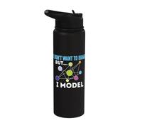 I-Model - Data Science, Statistics, Data Analysis, Data Modeling Stainless Steel Insulated Water Bottle