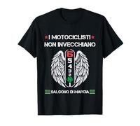 I Motociclisti Non Invecchiano salgono di Marcia Motocross T-Shirt