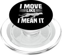 I Move Like I Mean It Cheetah Speed Sprint Runner PopSockets PopGrip for MagSafe