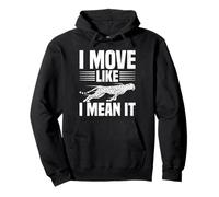 I Move Like I Mean It Cheetah Speed Sprint Runner Pullover Hoodie