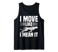 I Move Like I Mean It Cheetah Speed Sprint Runner Tank Top