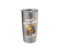 I Move Mountains One Pallet At A Time Forklift Operator Stainless Steel Insulated Tumbler