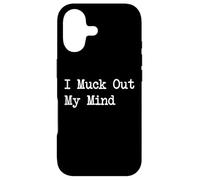 I Muck Out My Mind Funny Equestrian Mental Health Case for iPhone 17