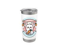 I Must Be A Rabbit Because I Love Carrots Cute Easter Stainless Steel Insulated Tumbler