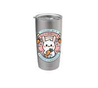 I Must Be A Rabbit Because I Love Carrots Cute Easter Stainless Steel Insulated Tumbler