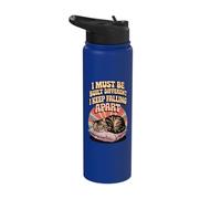 I Must Be Built Different I Keep Falling Apart Stainless Steel Insulated Water Bottle