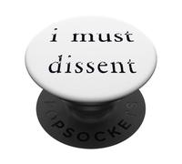 I Must Dissent black letter Jules Verne PopSockets Adhesive PopGrip