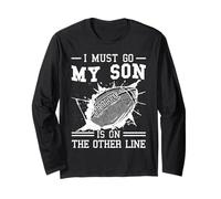 I Must Go My Son is On The Other Line - Football Long Sleeve T-Shirt