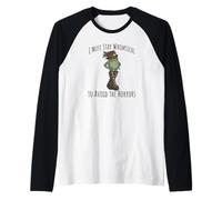 I Must Stay Whimsical to Avoid The Horrors Whimsigoth Frog Raglan Baseball Tee