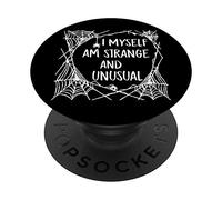 I Myself Am Strange & Unusual Spider Tarantula Spider Web PopSockets Swappable PopGrip
