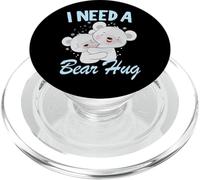 I Need A Bear Hug, Polar Bear PopSockets PopGrip for MagSafe