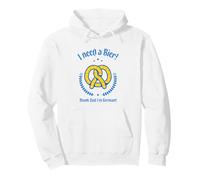 I Need A Bier Thank God I'm German (Funny Beer Statement) Pullover Hoodie