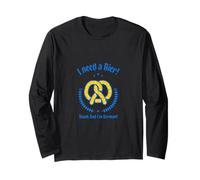 I Need A Bier - Thank God I'm German (Pretzel Graphic) Long Sleeve T-Shirt
