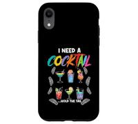 I Need A Cocktail Hold The Tail Mixed Drink Shot Alcohol Bar Case for iPhone XR