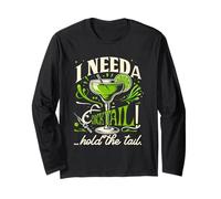 I Need A Cocktail Hold The Tail Mixed Drink Shot Alcohol Bar Long Sleeve T-Shirt