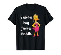 I Need A Hug from A Baddie Cruise Duck Pink Attitude Fun T-Shirt