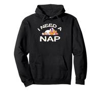 I Need a Nap Corgi Dog Sleepy Tired People and Pet Lover Fun Pullover Hoodie